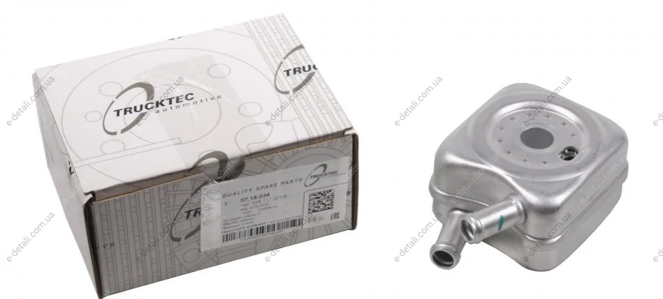 Радиатор масляный VW Caddy/Crafter/T5 1.9/2.5TDI 163ps (теплообменник) TRUCKTEC 07.18.034 (фото 1)