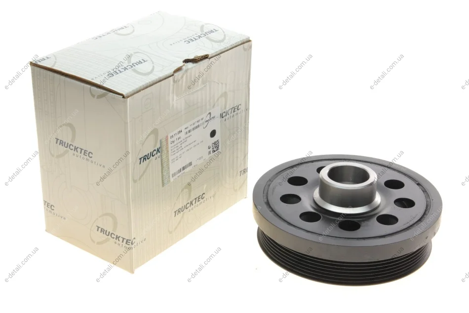 Шкив коленвала BMW 1 (E81)/3 (E90)/X1 (E84)/5 (E60)/X3 (E83/F25) 2.0D 04- (6PK), N47/M47 TRUCKTEC 08.11.054 (фото 1)