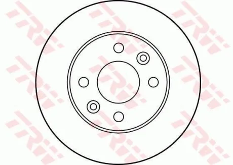 Диск тормозной TRW DF1013