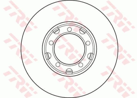 Гальмівний диск TRW DF1577 (фото 1)