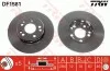 Диск тормозной (1 шт.).) MERCEDES 200/230/250/300/E200/E220/E250 TRW DF1581 (фото 1)