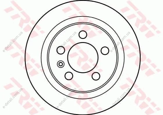 Диск тормозной TRW DF2619 (фото 1)