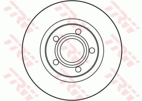 Диск гальмівний (1 шт.) AUDI - VOLKSWAGEN A4/A4 Quattro/A8/A8 Quattro/S8 Quattro/Passat/Passat TRW DF2806