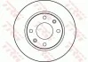 Диск гальмівний (1 шт.) CITROEN - PEUGEOT Xsara/206/306/306 Cabrio TRW DF2815 (фото 3)