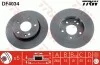 Диск тормозной (1 шт.).) MERCEDES A140/A160 TRW DF4034 (фото 1)