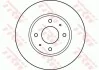 Диск тормозной (1 шт.).) MITSUBISHI - VOLVO Carisma/S40/V40 TRW DF4054 (фото 1)