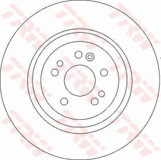 Диск тормозной MERCEDES ML(163) "F D=345mm "00-05 TRW DF4222S
