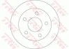 Диск тормозной (1 шт.) NISSAN Almera Tino/Primera/Primera Estate/Wagon TRW DF4357 (фото 2)