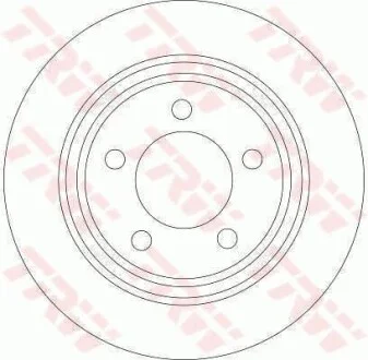 Диск тормозной (1 шт.).) MAZDA 3 R "04>> TRW DF4420