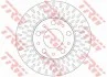 Диск гальмівний CITROEN/FIAT/PEUGEOT Jumper/Ducato/Boxer "F D=279mm "06>> TRW DF4771S (фото 3)