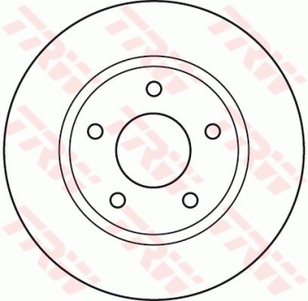 Тормозной диск TRW DF4933 (фото 1)