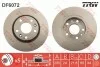 Диск гальмівний (1 шт.) RENAULT Megane/Fluence "F "D=280mm "07>> TRW DF6072 (фото 2)