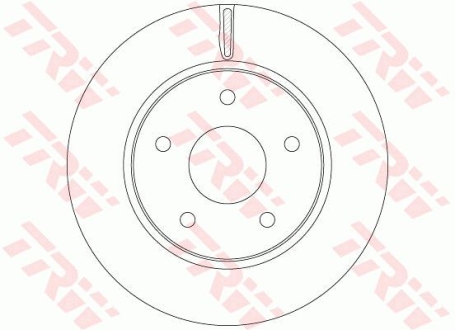 Тормозной диск TRW DF6415