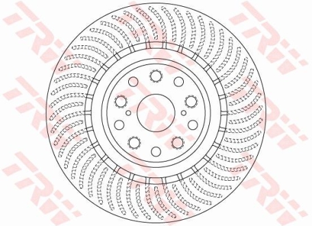 Диск гальмівний TRW DF6489S