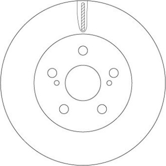 Гальмівний диск TRW DF6734