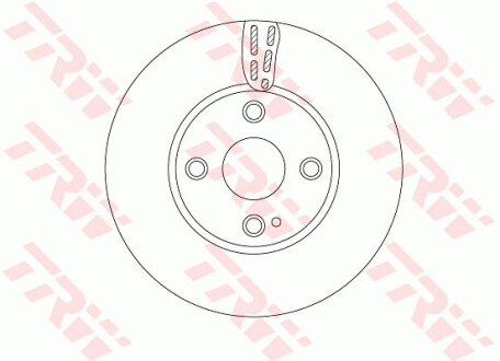 Тормозной диск TRW DF6793
