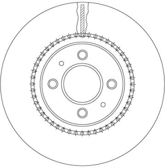 Гальмівний диск TRW DF6904 (фото 1)