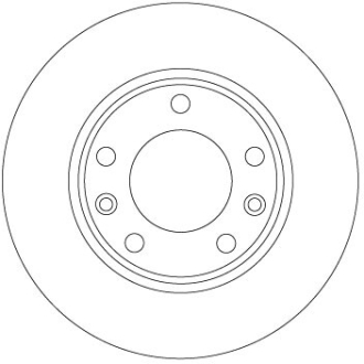 Тормозной диск TRW DF6910 (фото 1)