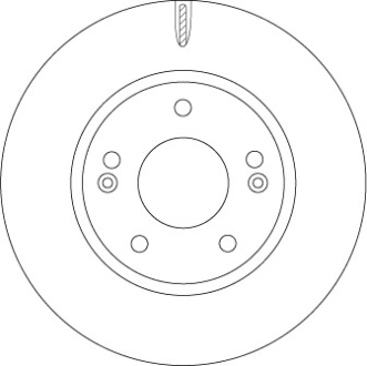 Гальмівний диск TRW DF6936