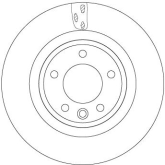 Гальмівний диск TRW DF6956S