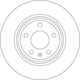 Гальмівний диск TRW DF6981S
