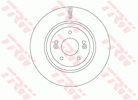 Гальмівний диск TRW DF7592