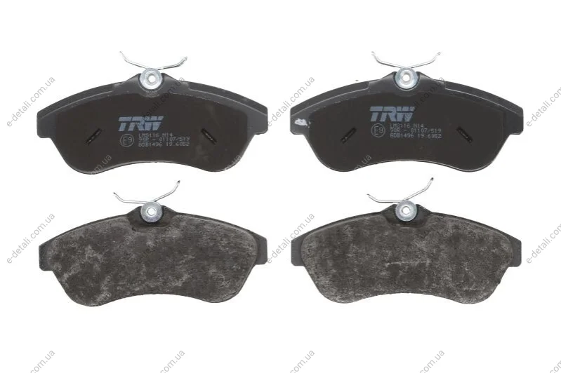 Тормозные колодки, дисковые TRW GDB1496 (фото 1)