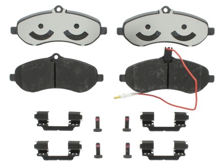 Тормозные колодки дисковые PEUGEOT/CITROEN/FIAT Jumpy/Scudo/Expert "F "07>> TRW GDB1719