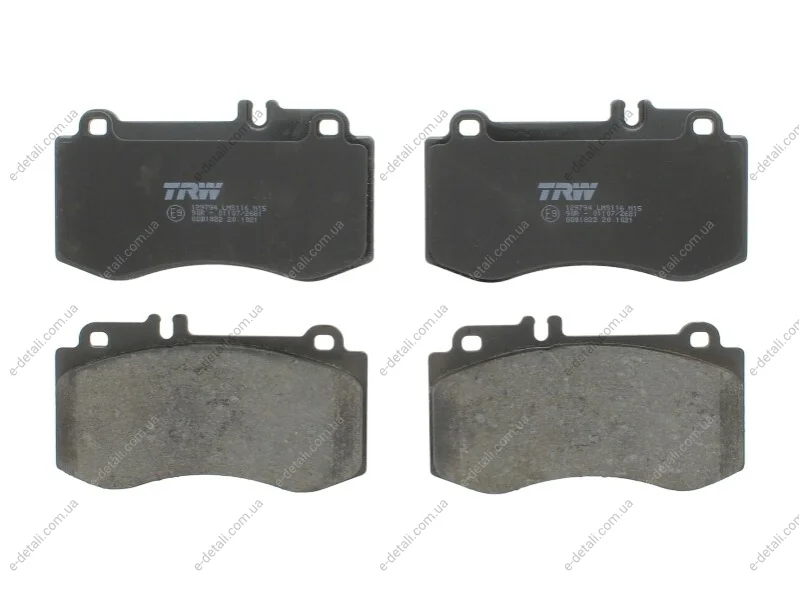 Тормозные колодки дисковые MERCEDES W212 E500 "F "09>> TRW GDB1822 (фото 1)