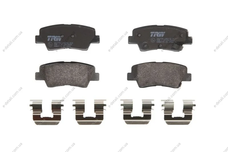 Тормозные колодки дисковые HYUNDAI/KIA Accent/i20/i30/i40/Ceed/Cerato/Rio \'\'R "05>> TRW GDB2173 (фото 1)