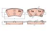 Тормозные колодки дисковые HYUNDAI/KIA/SSANGYONG i30/Ceed/Optima/Korando \&#039;\&#039;R \&#039;\&#039;10&gt;&gt; TRW GDB2248 (фото 1)