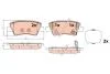 Гальмівні колодки дискові HYUNDAI/KIA Tucson/Sportage \'\'R \'\'15-20 TRW GDB2309 (фото 1)