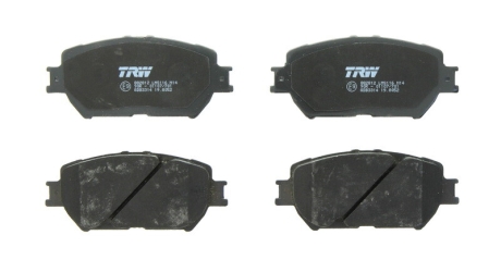 Комплект тормозных колодок, дисковый тормоз TRW GDB3314 (фото 1)