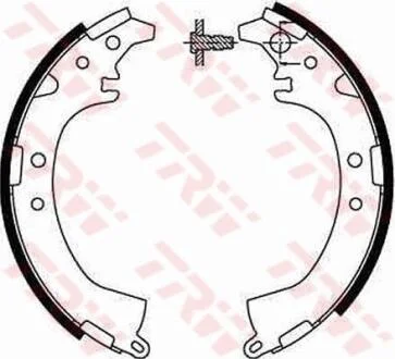 Тормозные колодки барабанные TOYOTA Funcruiser/RAV 4/RAV 4 (Nato) TRW GS8672