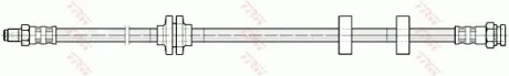 Тормозной шланг TRW PHB595