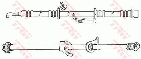 Тормозной шланг TRW PHD1152 (фото 1)