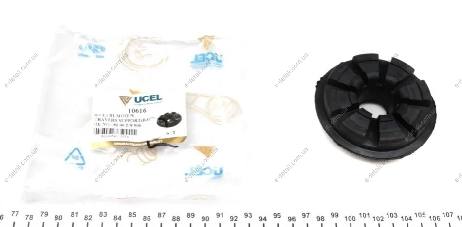 Проставка пружины (задней/верхняя) Renault Clio III 05- UCEL 10616 (фото 1)