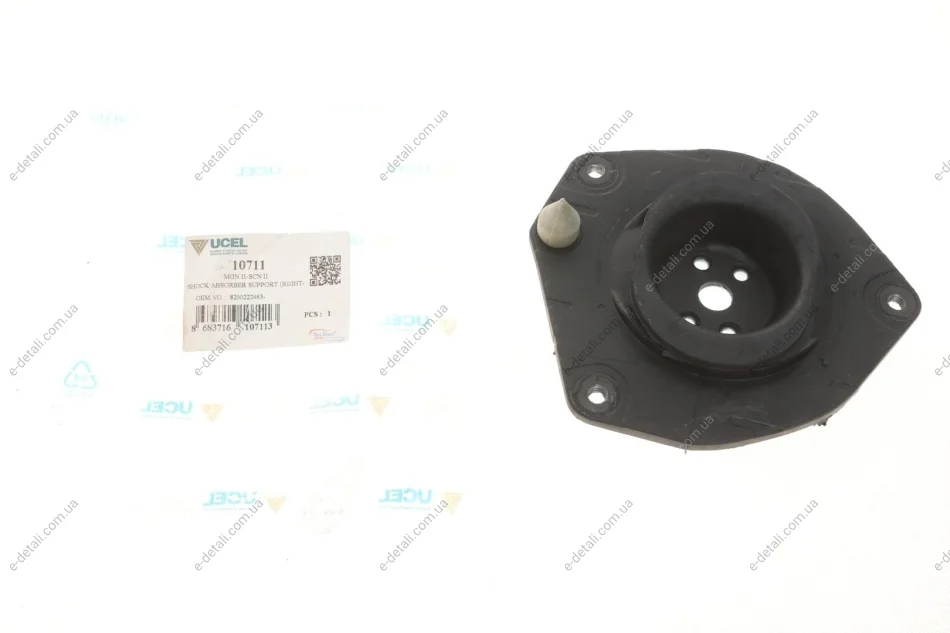 Подушка амортизатора (переднего) Renault Megane II/Scenic II 02- UCEL 10711 (фото 1)