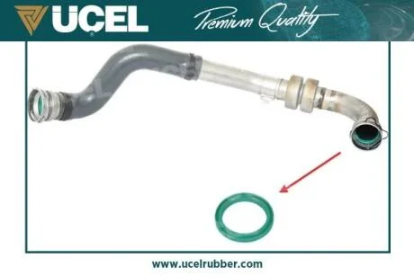 Прокладка патрубка інтеркулера ущільнююча Renault Megane III/Scenic III 1.5dCi 08- UCEL 15157