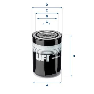 Масляный фильтр UFI 23.244.00