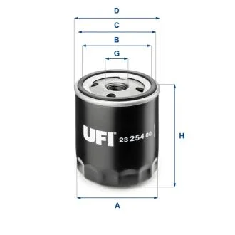 Масляный фильтр UFI 23.254.00