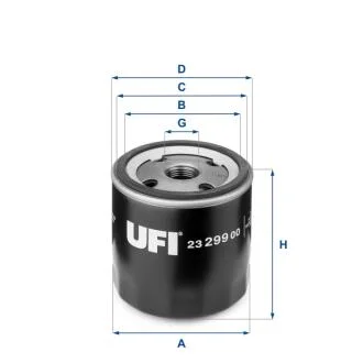 Масляный фильтр UFI 23.299.00