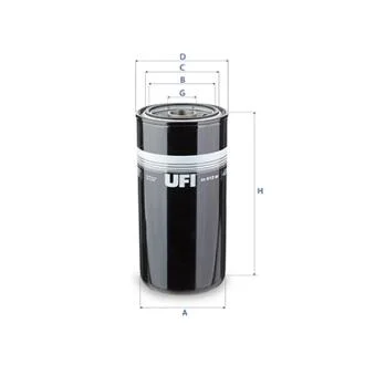 Фільтр масляний UFI 2341200