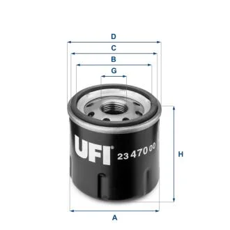 Масляный фильтр UFI 23.470.00