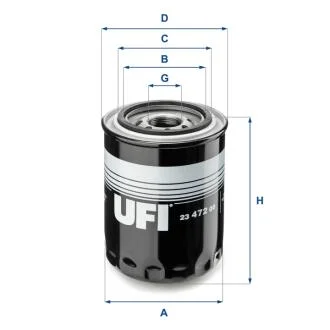 Масляный фильтр UFI 23.472.00