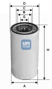 Масляный фильтр UFI 23.475.00