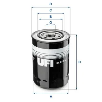 Масляний фільтр UFI 23.475.00