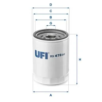 Масляний фільтр UFI 23.478.00