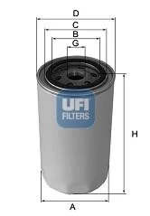 Фільтр масляний UFI 23.577.00