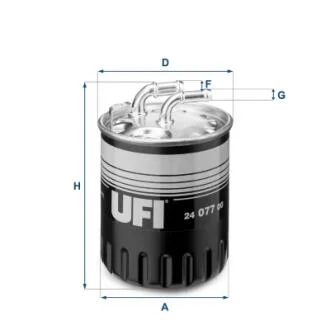 Топливный фильтр UFI 24.077.00